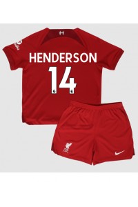 Liverpool Jordan Henderson #14 Babytruitje Thuis tenue Kind 2022-23 Korte Mouw (+ Korte broeken)